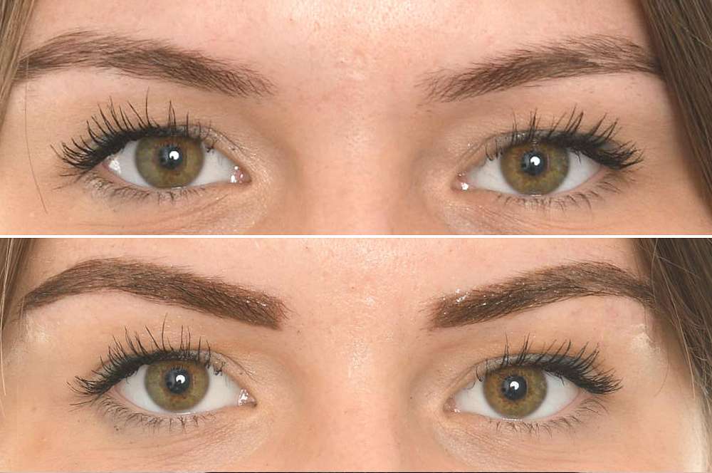 Eyebrows / Powderbrows before and after 